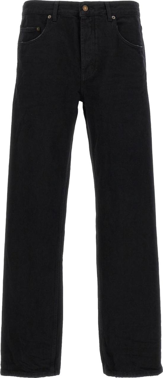  생로랑 스트레이트 팬츠 757276Y16PD1289 BLACK