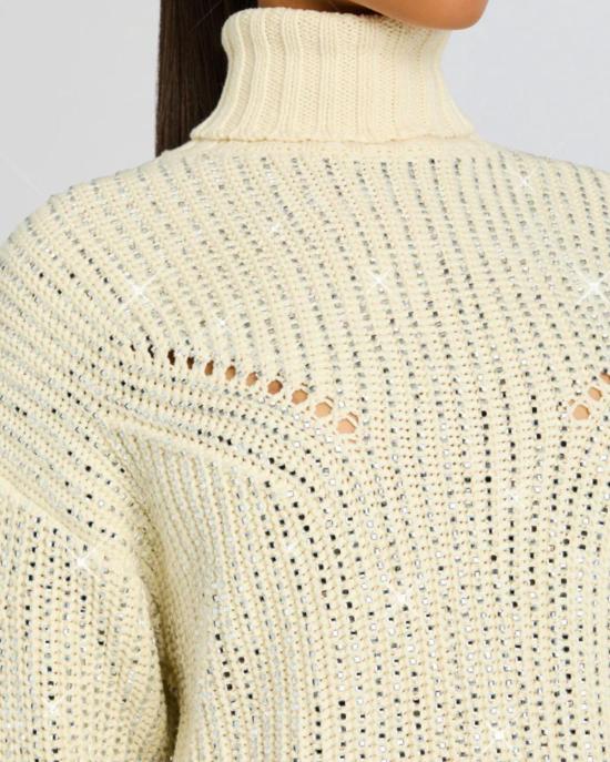  레트로페테 스웨터 캠든 장식  아이보리/실버 - RETROFETE
