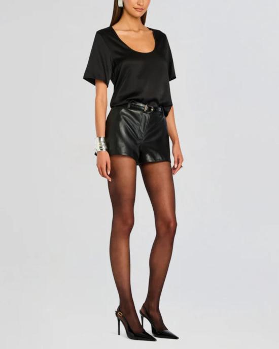  레트로페테 반팔 티셔츠 에반젤리스타 탑 블랙 - RETROFETE