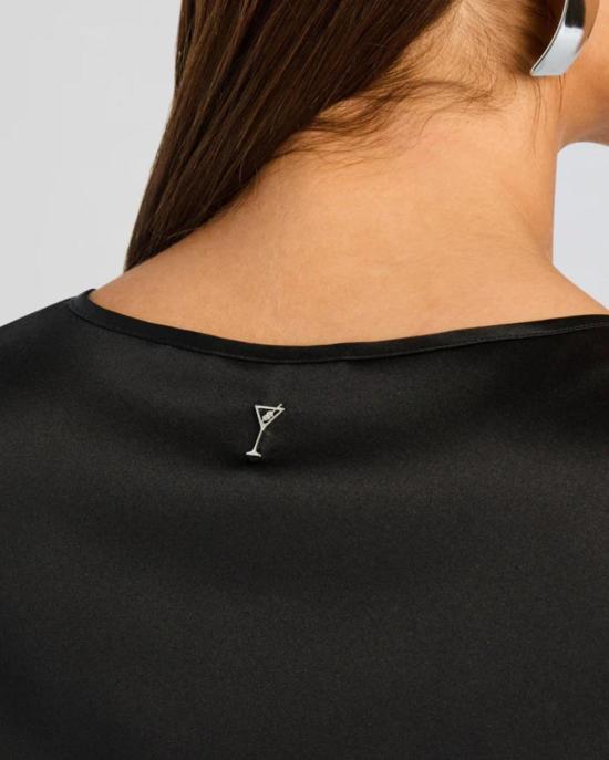  레트로페테 반팔 티셔츠 에반젤리스타 탑 블랙 - RETROFETE