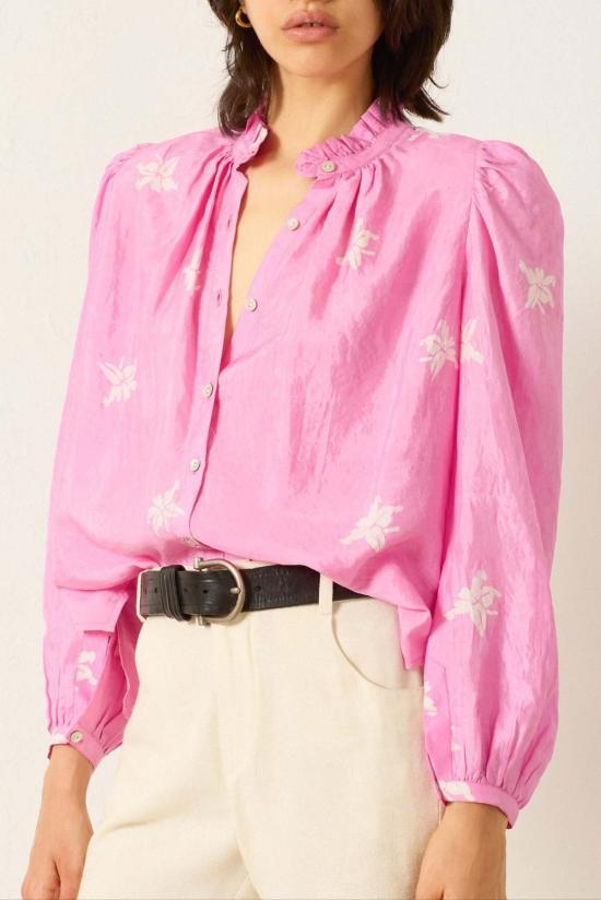  알릭스 오브 보헤미아 블라우스 아나벨 핑크 재스민  미디엄 핑크