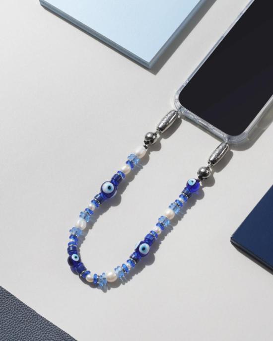  OSSA NEW YORK 팔찌 오사 뉴욕 이블 아이 손목  블루/펄 - OTHER BRANDS
