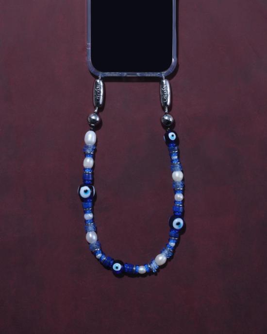  OSSA NEW YORK 팔찌 오사 뉴욕 이블 아이 손목  블루/펄 - OTHER BRANDS