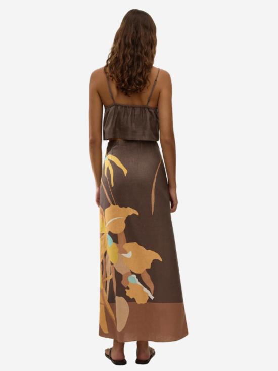  페이스풀더브랜드 민소매 티셔츠 페이스풀 더 브랜드 키안티 탑 에스콘디도 플로럴 - FAITHFULL THE BRAND