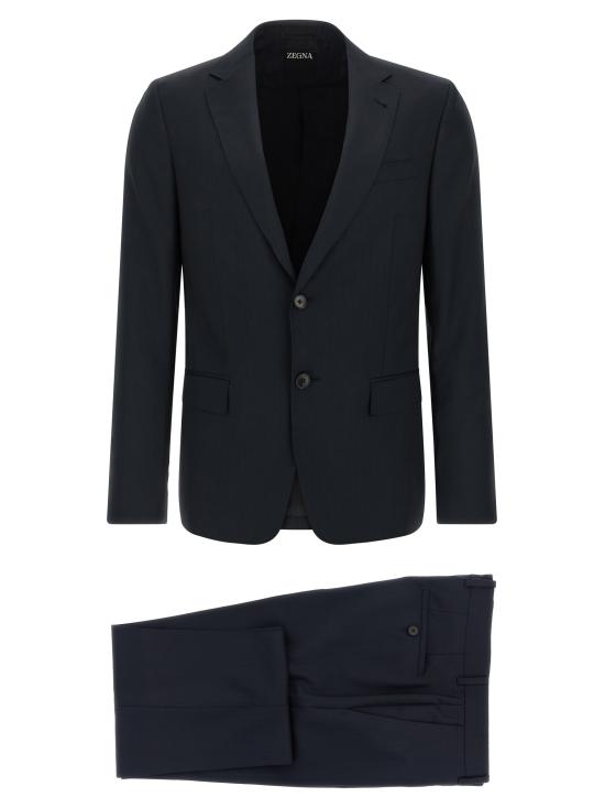 26SS 에르메네질도제냐 수트 세트 322718A3281CGA414 Blue