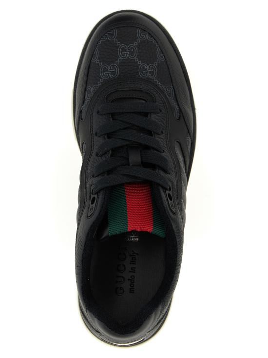 26FW 구찌 리웹 스니커즈 857853AAFOO1082 Black - GUCCI