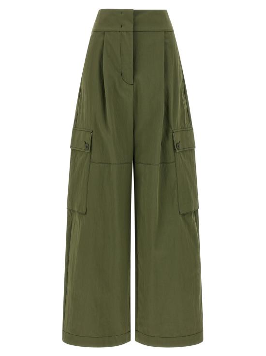 26SS 위켄드막스마라 스트레이트 팬츠 2615131101600004 Green