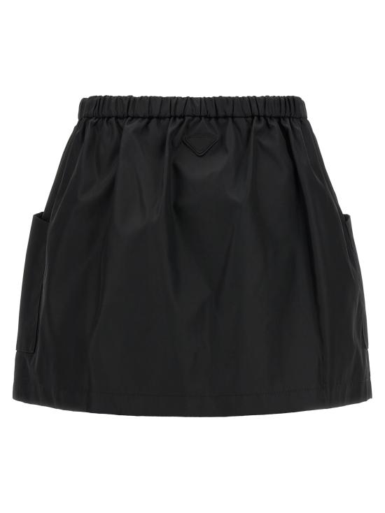 26SS 프라다 롱 스커트 21H028SOOO1WQ8F0002 Black - PRADA