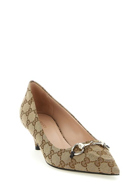 26SS 구찌 홀스빗 펌프스 853466KY9809744 Beige - GUCCI