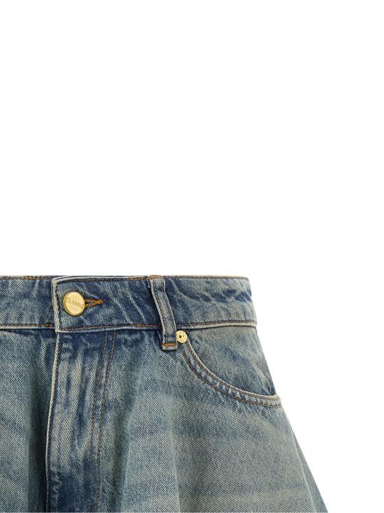 26SS 가니 롱 스커트 A1090088567 Blue - GANNI