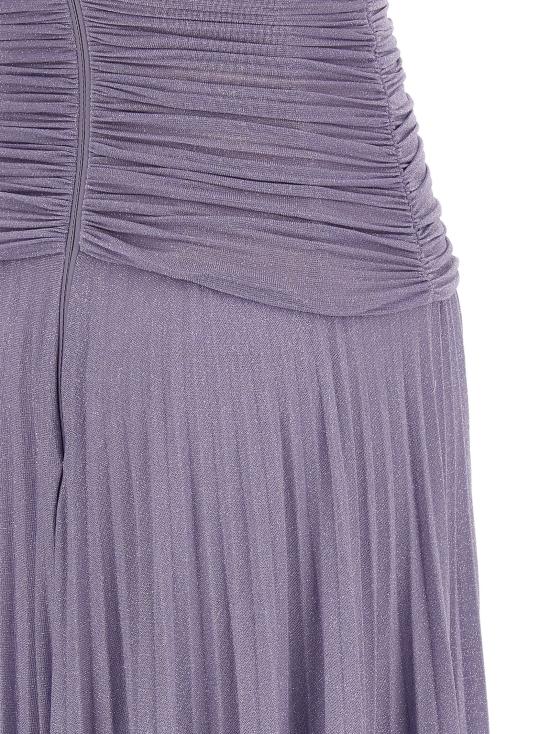 26SS 엘리자베타프랜치 롱 원피스 ABR1861E2EV7 Purple - ELISABETTA FRANCHI