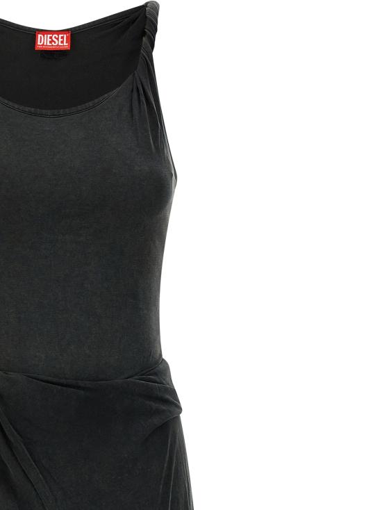 26SS 디젤 롱 원피스 A218670EPCJ900A Black - DIESEL