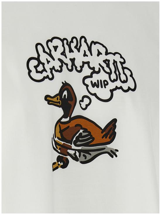26SS 칼하트 WIP 반팔 티셔츠 I03673502XX White - CARHARTT WIP