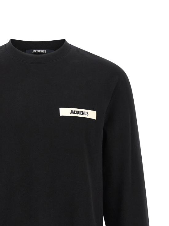 26SS 자크뮈스 긴팔 티셔츠 25HTSM00570AJ00226990 Black - JACQUEMUS