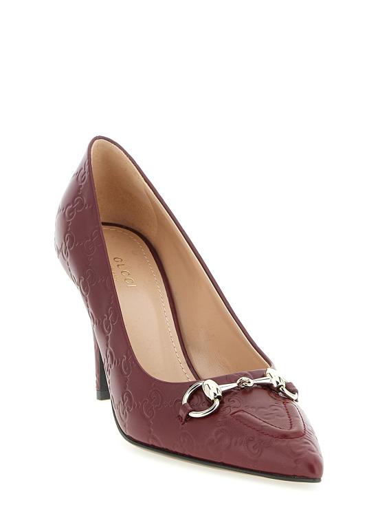 26SS 구찌 홀스빗 펌프스 853318AAD4U6207 Red - GUCCI