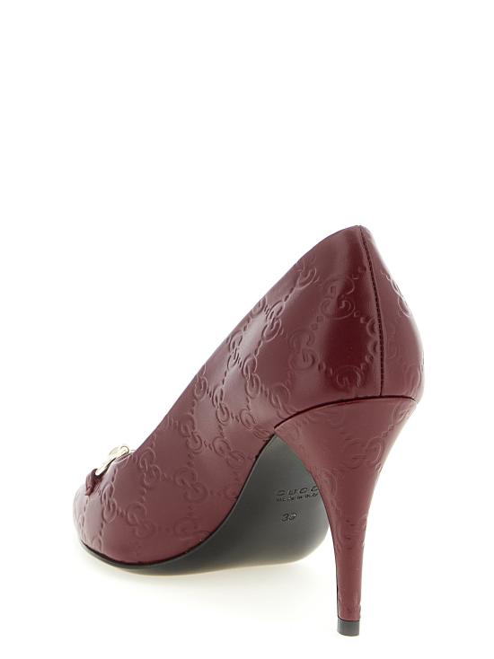 26SS 구찌 홀스빗 펌프스 853318AAD4U6207 Red - GUCCI