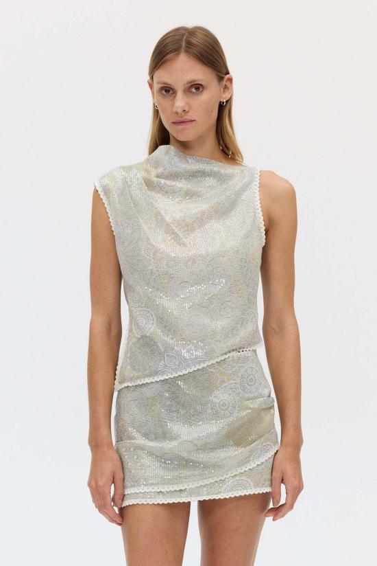  서드 폼 민소매 티셔츠 써드폼 솔라스 턱드 탱크탑