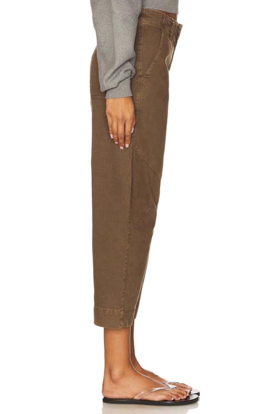  벨벳 바이 그레이엄 앤 스펜서 크롭 팬츠 벨벳 바이 그레이엄 & 스펜서 다리아 팬츠 너트메그 - VELVET BY GRAHAM & SPENCER