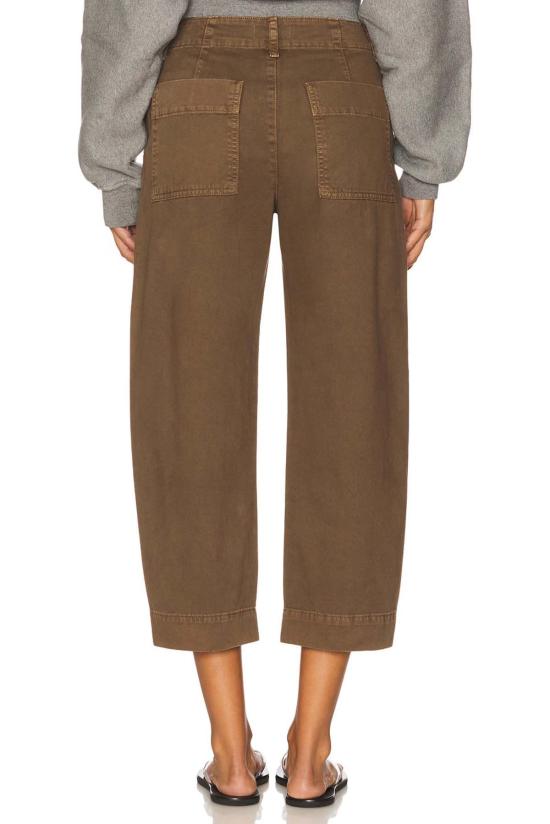  벨벳 바이 그레이엄 앤 스펜서 크롭 팬츠 벨벳 바이 그레이엄 & 스펜서 다리아 팬츠 너트메그 - VELVET BY GRAHAM & SPENCER