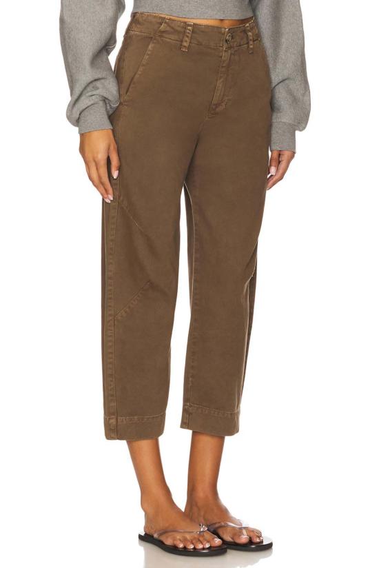  벨벳 바이 그레이엄 앤 스펜서 크롭 팬츠 벨벳 바이 그레이엄 & 스펜서 다리아 팬츠 너트메그 - VELVET BY GRAHAM & SPENCER