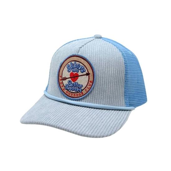  Freya 볼캡 프레야 스키어는 더 나은 연인이다 코듀로이 트러커 햇 베이비 블루