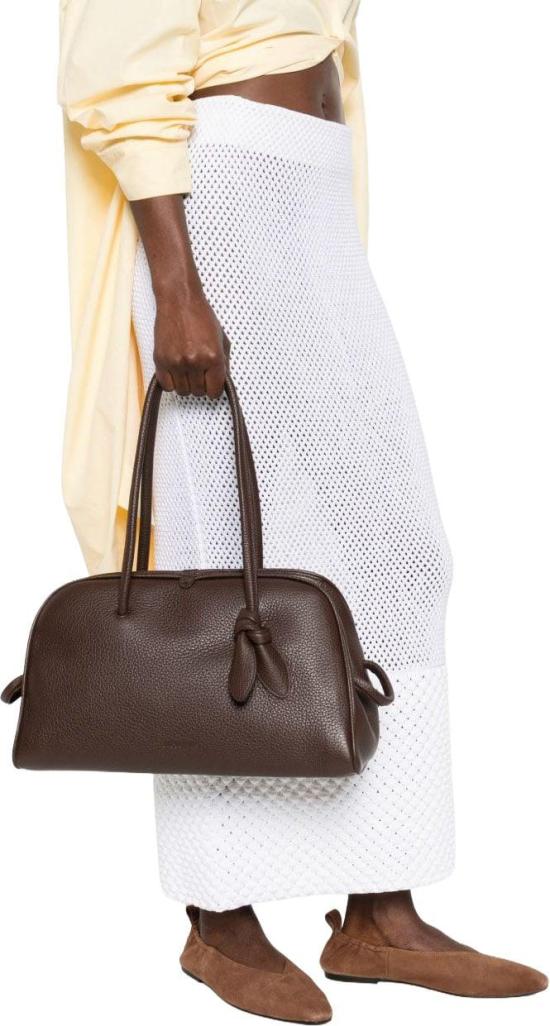 26FW 자크뮈스 투리스모 소프트 볼링백 BAU00417AC03A03880 BROWN - JACQUEMUS