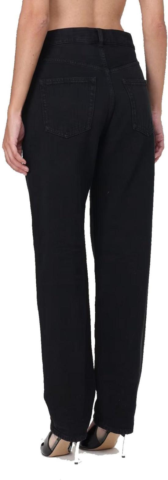  생로랑 스트레이트 팬츠 747651Y16PF1290 BLACK - SAINT LAURENT