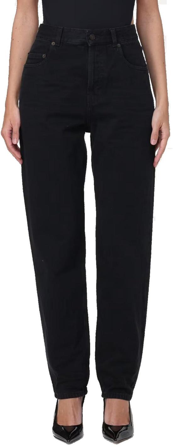  생로랑 스트레이트 팬츠 747651Y16PF1290 BLACK - SAINT LAURENT