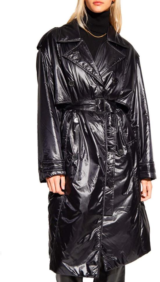  생로랑 트렌치 코트 711494Y5F651000 BLACK - SAINT LAURENT