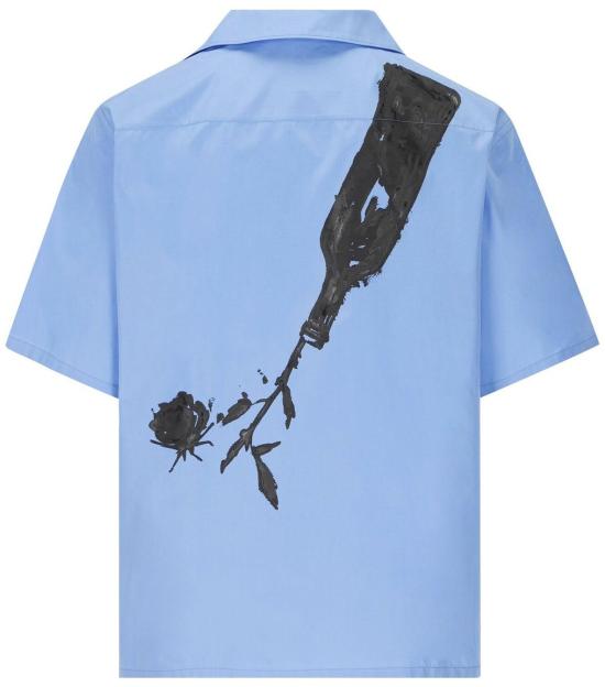  프라다 반팔 셔츠 UCS41412UEF0076 BLUE - PRADA