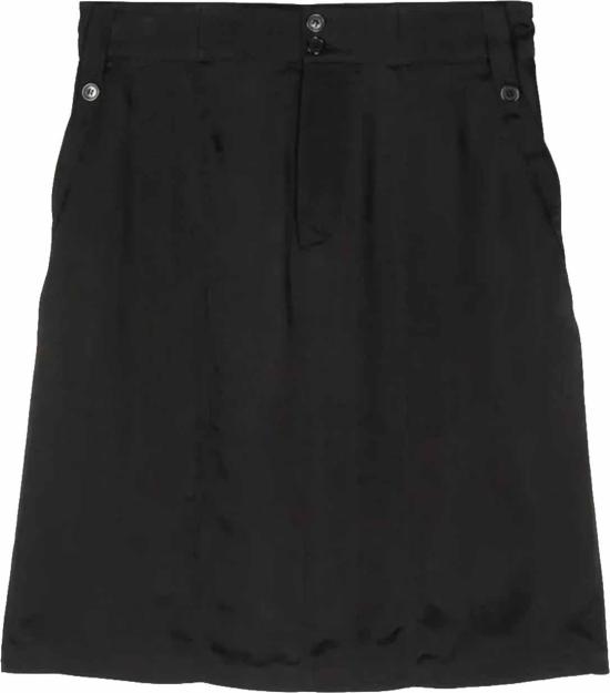  생로랑 미디 스커트 773304Y3I831000 BLACK