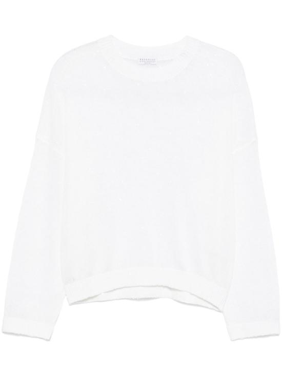 26SS 브루넬로 쿠치넬리 스웨터 M10550210 CJ159 White