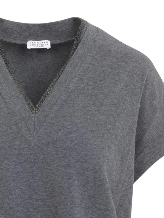26SS 브루넬로 쿠치넬리 반팔 티셔츠 M0T18BD222 CV563 Grey - BRUNELLO CUCINELLI