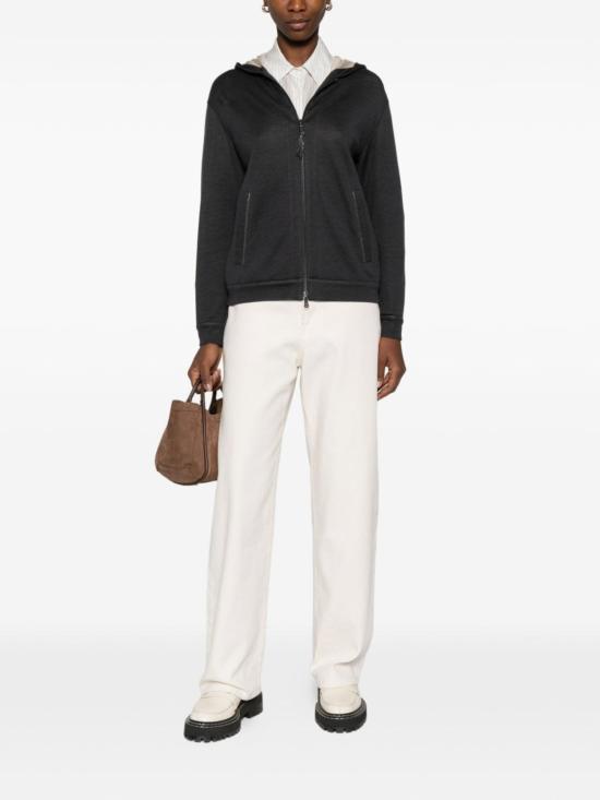 26SS 브루넬로 쿠치넬리 모닐리 지퍼루프 집업 MD828SB806 C9142 Grey - BRUNELLO CUCINELLI