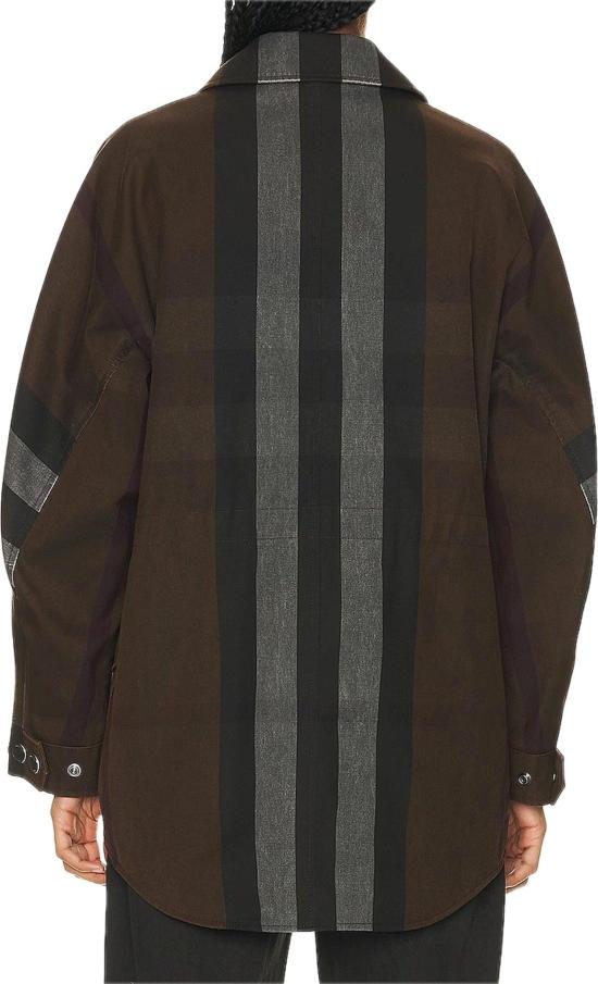  버버리 셔츠 8068284DARKBIRCHBROWN - BURBERRY