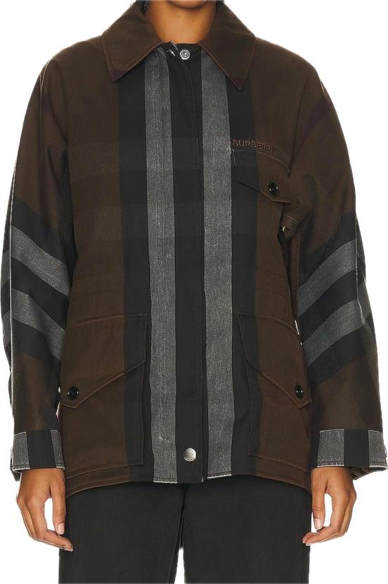 버버리 셔츠 8068284DARKBIRCHBROWN - BURBERRY