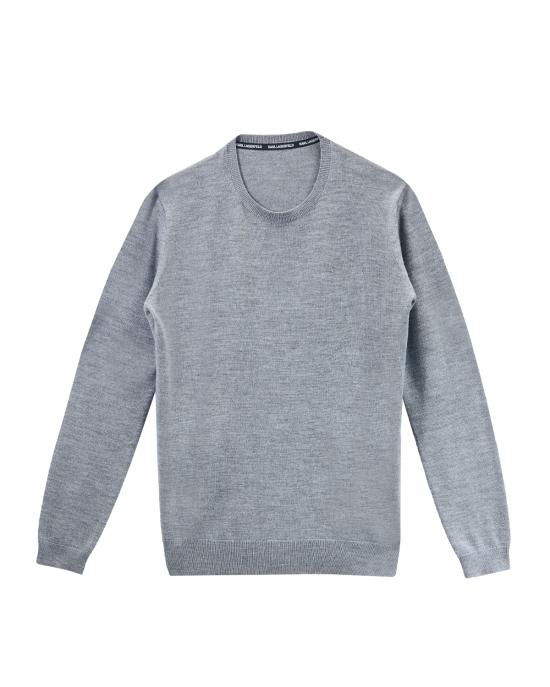 26FW 칼라거펠트 스웨터 655000 554399 941 GRIGIO MELANGE
