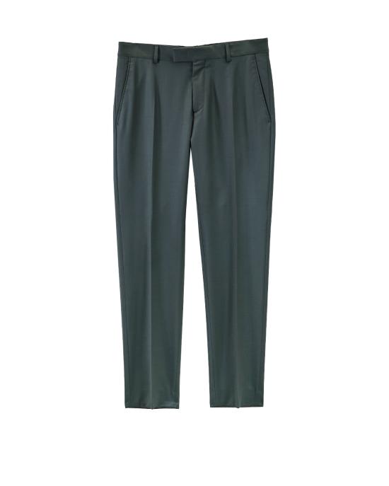 26SS 칼라거펠트 수트 팬츠 255002 554035 V10 590 VERDE SCURO
