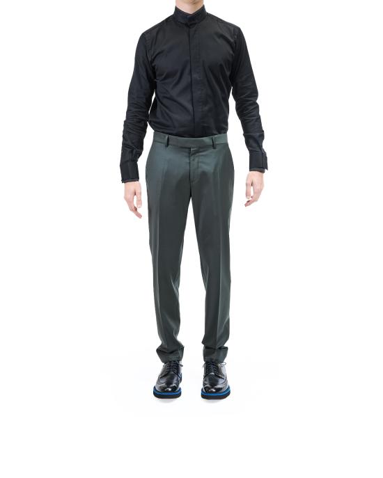 26SS 칼라거펠트 수트 팬츠 255002 554035 V10 590 VERDE SCURO - KARL LAGERFELD