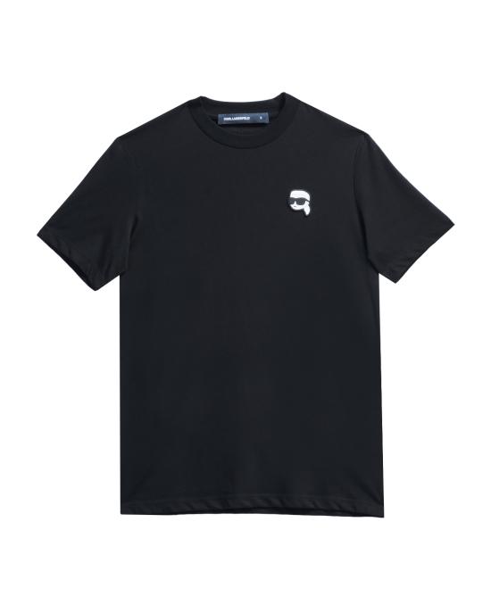 26FW 칼라거펠트 반팔 티셔츠 755710 500224 990 NERO