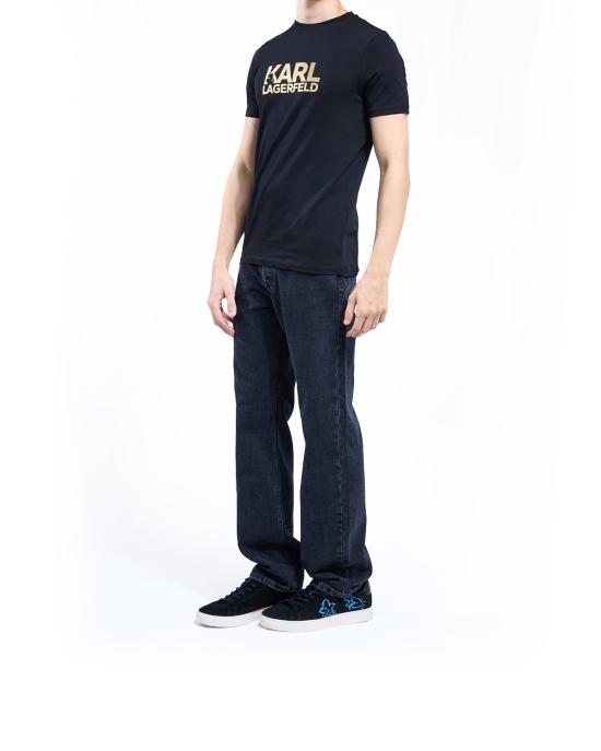 26SS 칼라거펠트 반팔 티셔츠 755087 554235 160 NERO ORO - KARL LAGERFELD