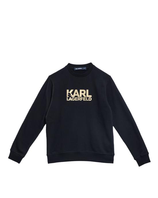 26SS 칼라거펠트 긴팔 티셔츠 705091 554917 160 NERO ORO