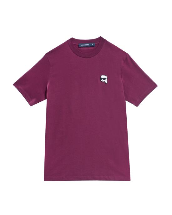 26FW 칼라거펠트 반팔 티셔츠 755710 554224 380 BORDEAUX