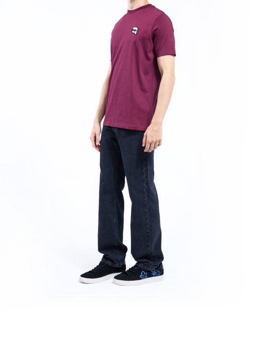 26SS 칼라거펠트 반팔 티셔츠 755710 554224 380 BORDEAUX - KARL LAGERFELD