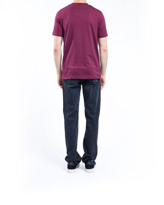 26SS 칼라거펠트 반팔 티셔츠 755710 554224 380 BORDEAUX - KARL LAGERFELD