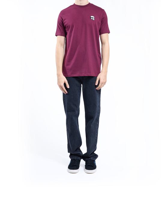 26FW 칼라거펠트 반팔 티셔츠 755710 554224 380 BORDEAUX - KARL LAGERFELD