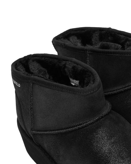 26SS 칼라거펠트 부츠 KL48523 5S0 black shimmer suede NERO - KARL LAGERFELD