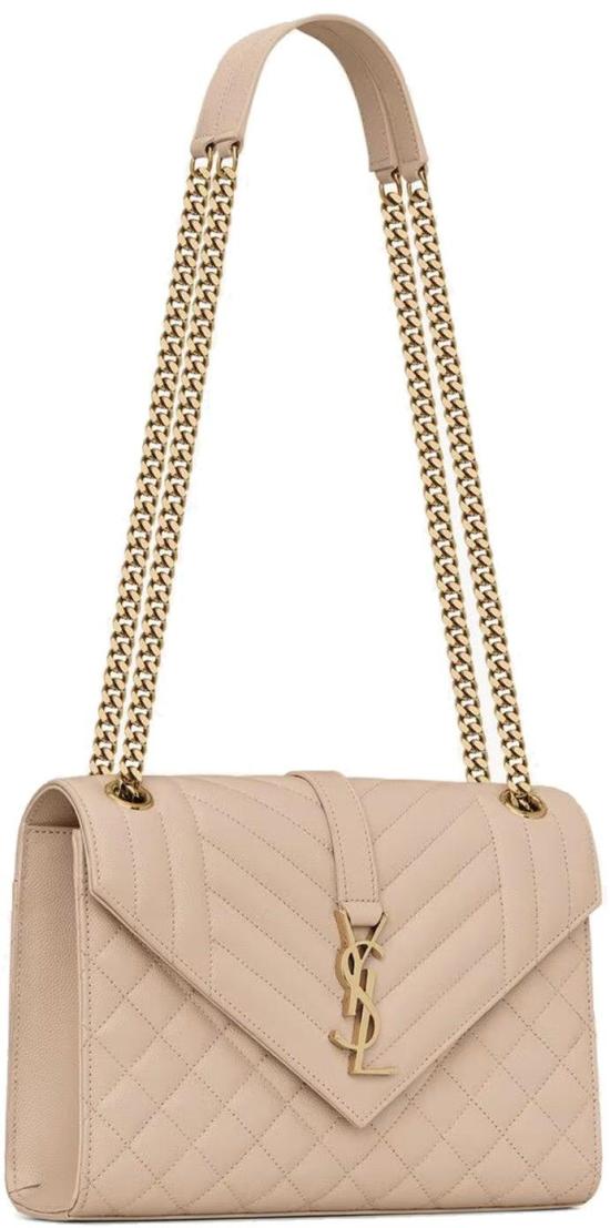 25FW 생로랑 엔벨로프 미디움 백 600185BOW912721 BEIGE - SAINT LAURENT