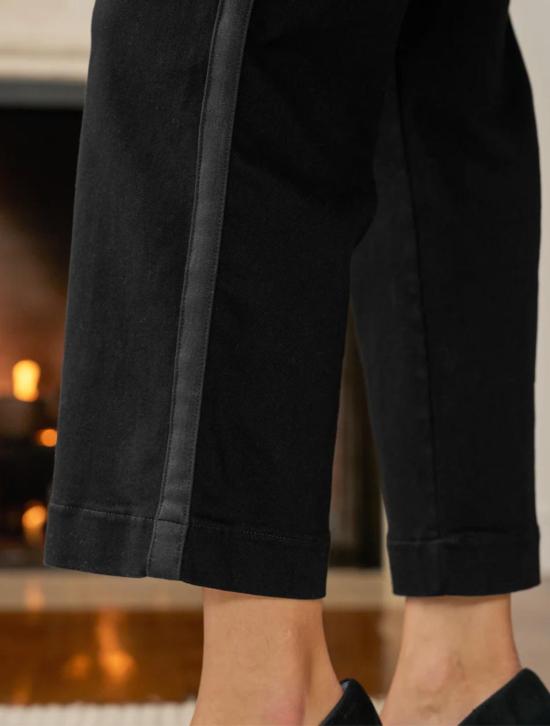  프랭크 앤 에일린 스트레이트 팬츠 프랭크 & 아일린 웨스트포트 일루전 턱시도 진 - FRANK & EILEEN