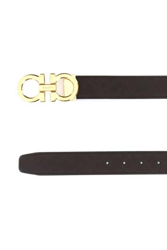 26SS 살바토레 페라가모 가죽 벨트 679710770651 TMORONERO Brown - SALVATORE FERRAGAMO